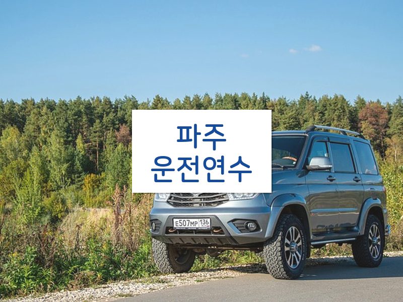 파주운전연수 후기