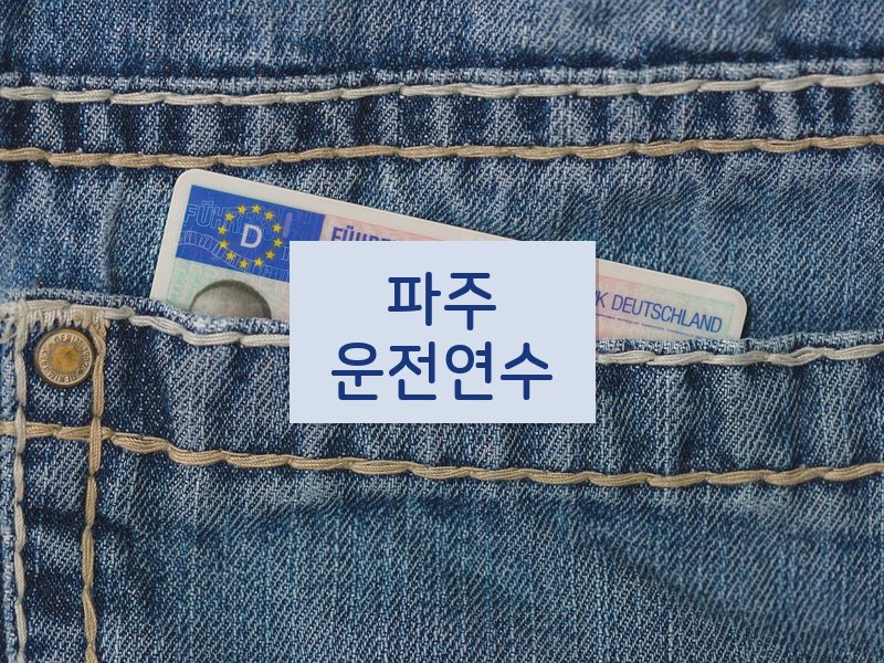파주운전연수 후기