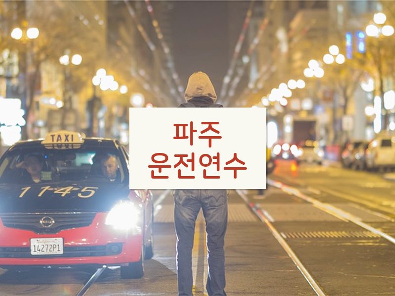 파주운전연수 후기