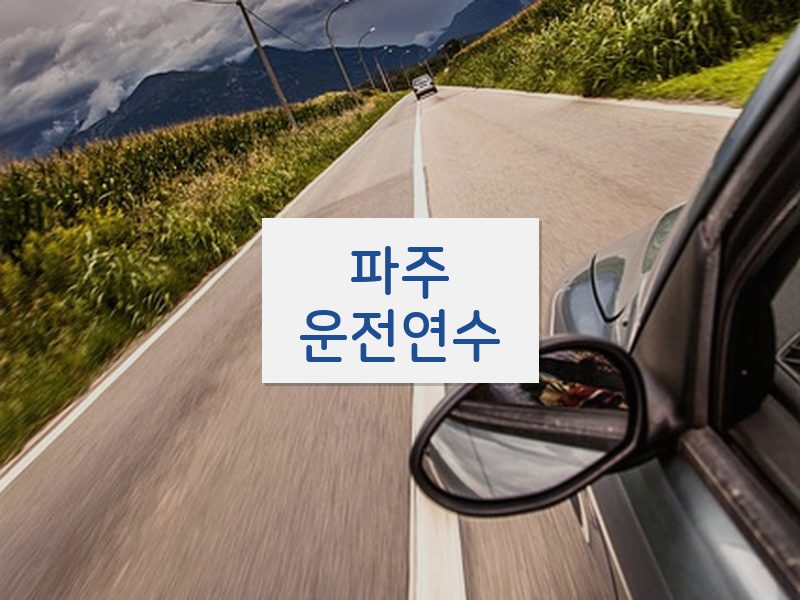 파주운전연수 후기