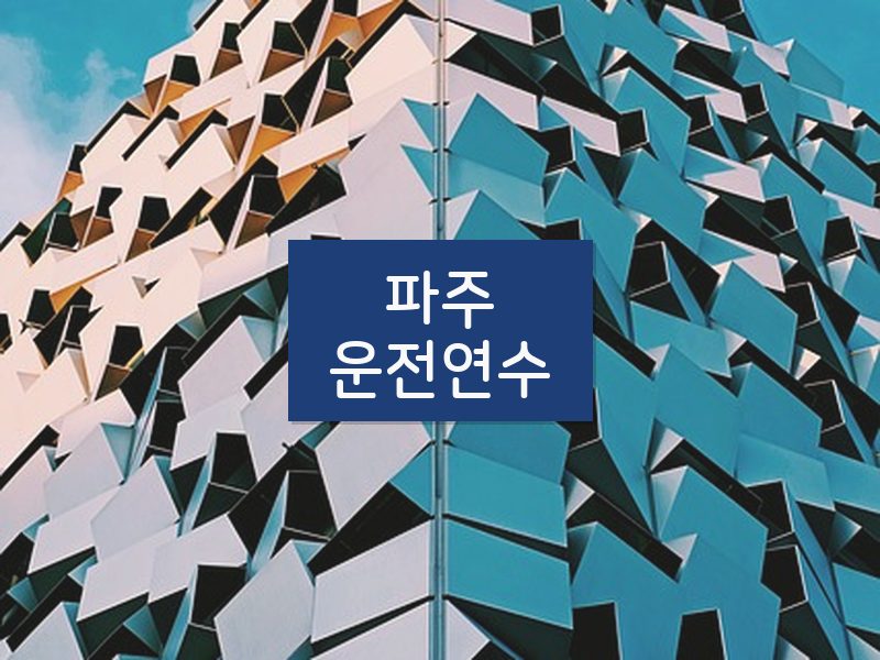 파주운전연수 후기