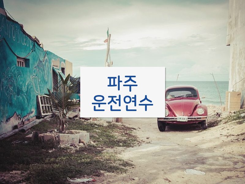 파주운전연수 후기