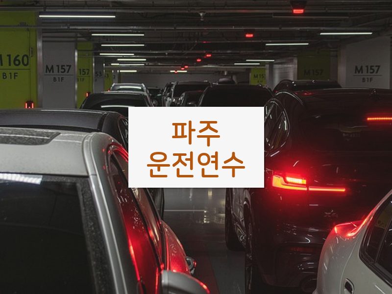 파주운전연수 후기