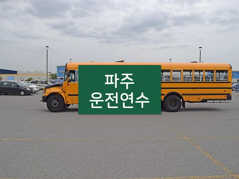 파주운전연수 후기