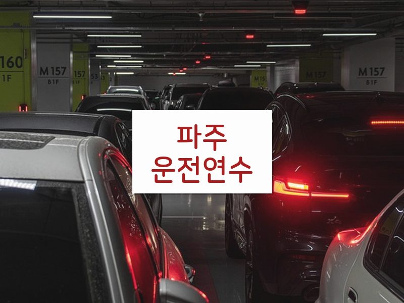 파주운전연수 후기