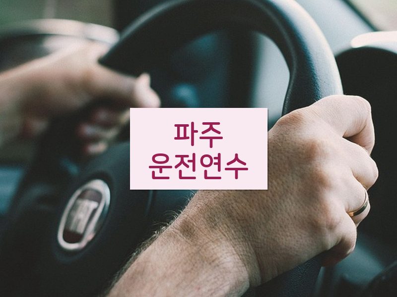 파주운전연수 후기