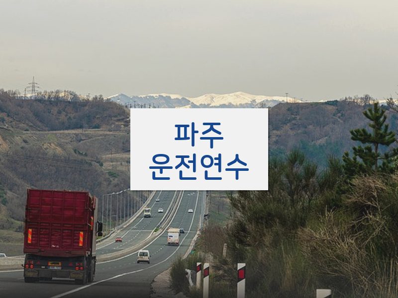 파주운전연수 후기