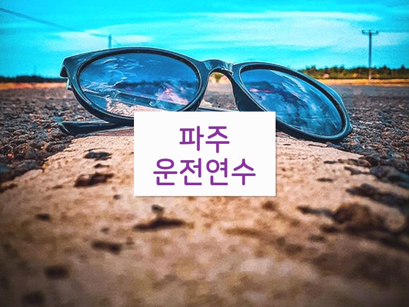파주운전연수 후기
