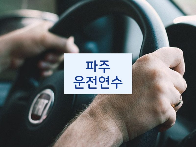 파주운전연수 후기
