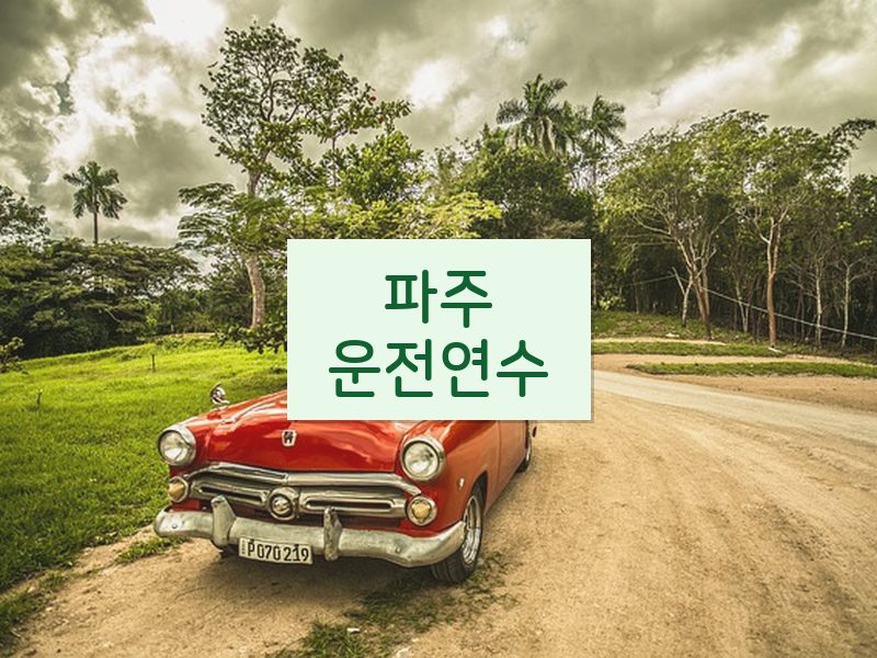 파주운전연수 후기