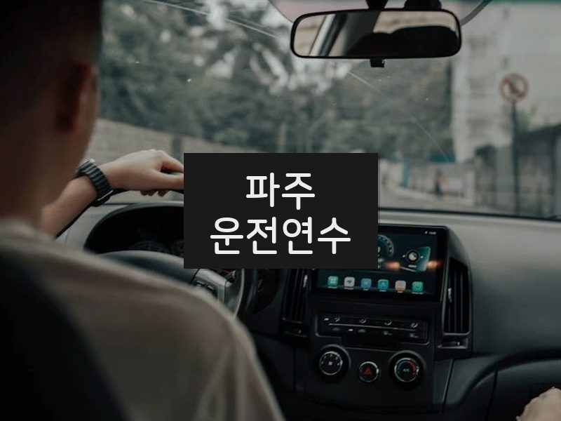 파주운전연수 후기