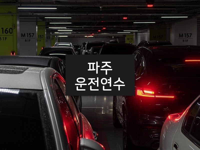 파주운전연수 후기