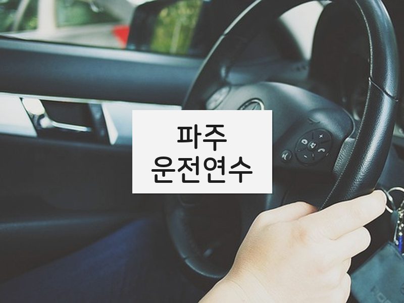 파주운전연수 후기