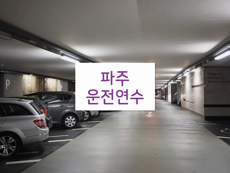 파주운전연수 후기