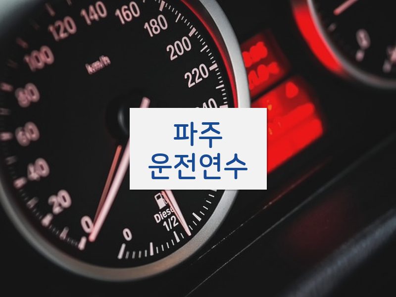파주운전연수 후기
