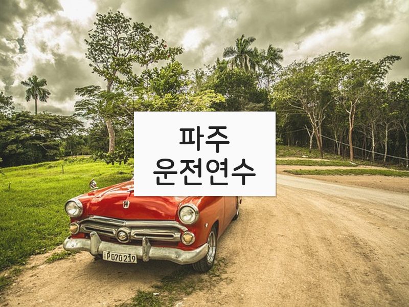 파주운전연수 후기