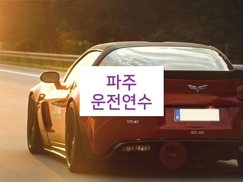 파주운전연수 후기
