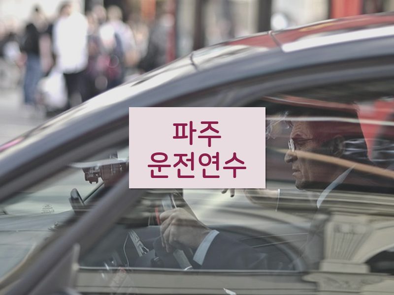 파주운전연수 후기