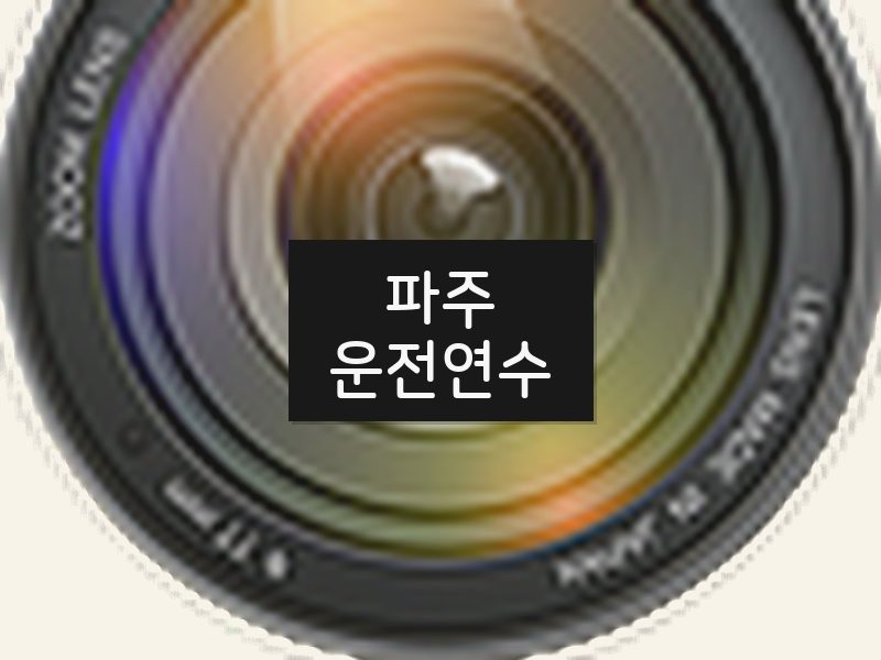 파주운전연수 후기