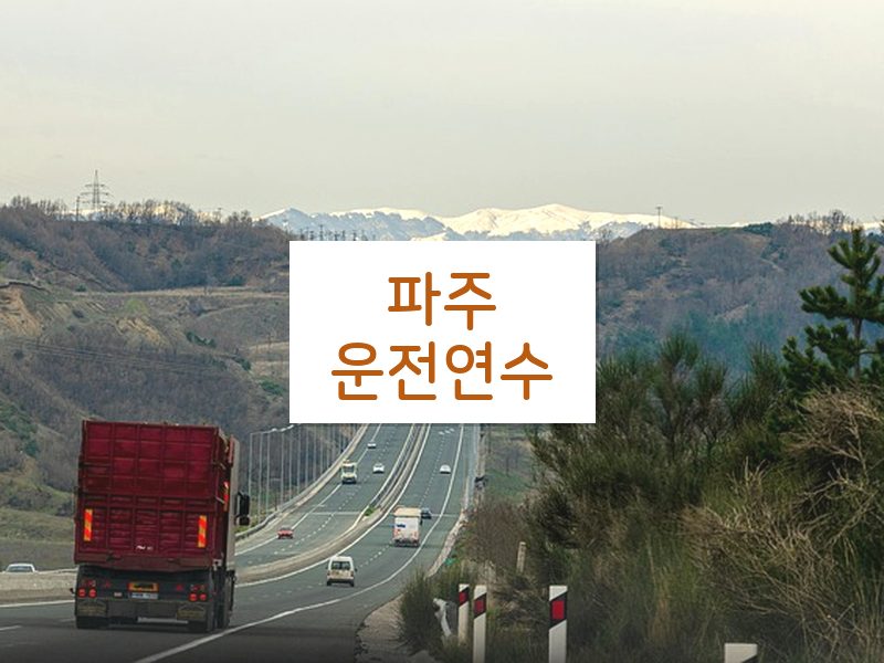 파주운전연수 후기