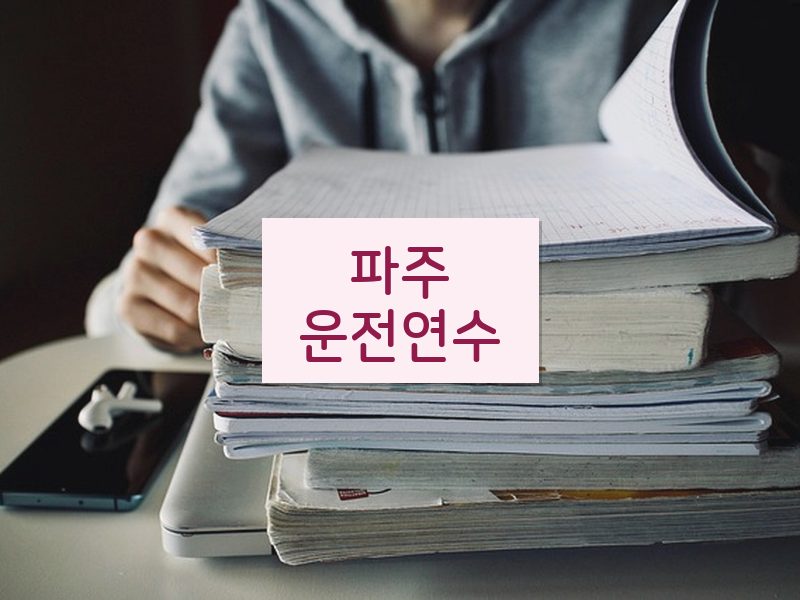 파주운전연수 후기
