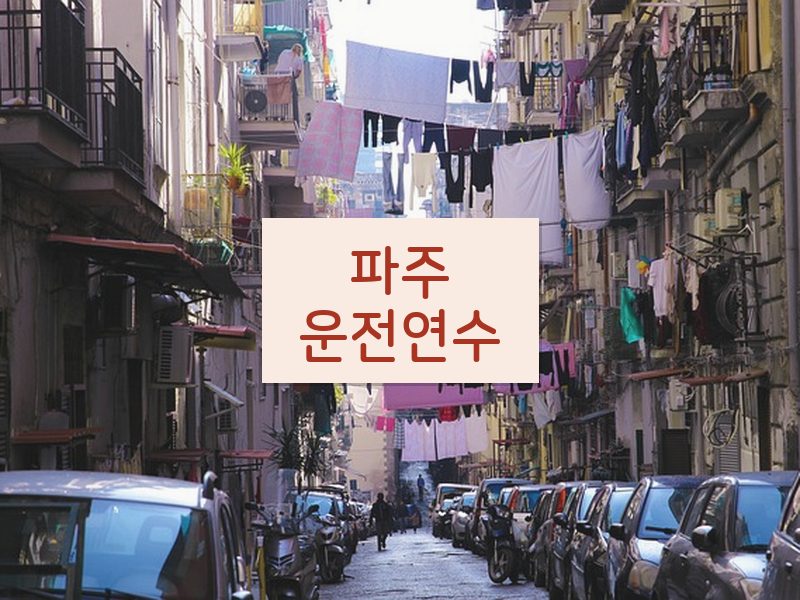 파주운전연수 후기
