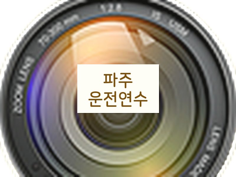 파주운전연수 후기