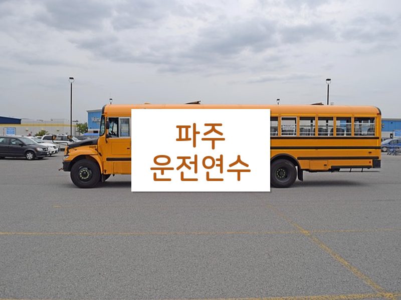 파주운전연수 후기