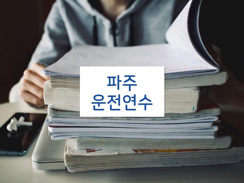파주운전연수 후기