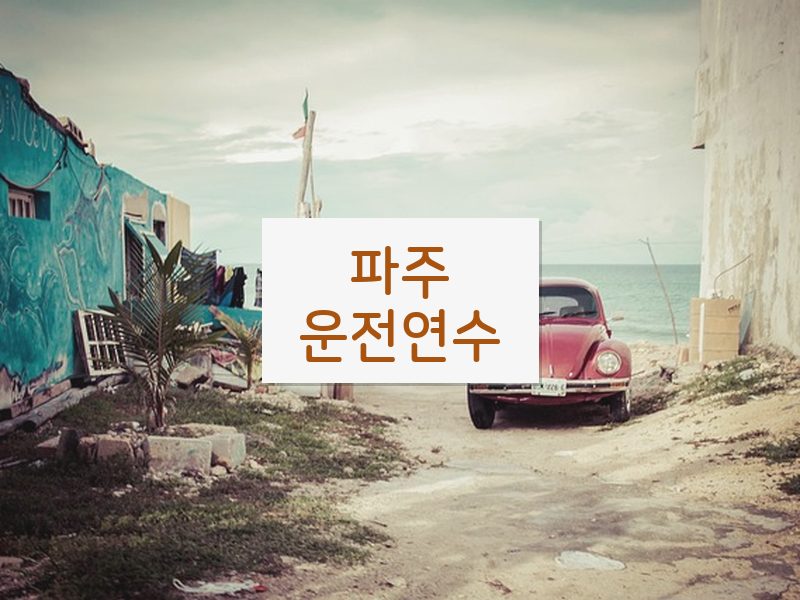 파주운전연수 후기