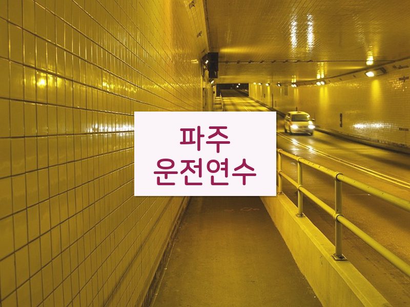 파주운전연수 후기