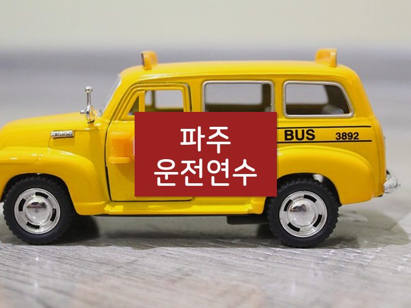 파주운전연수 후기