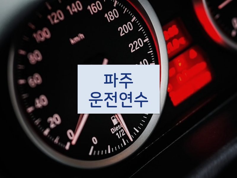 파주운전연수 후기
