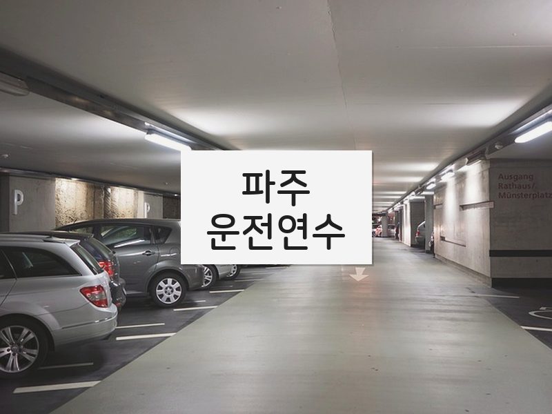 파주운전연수 후기