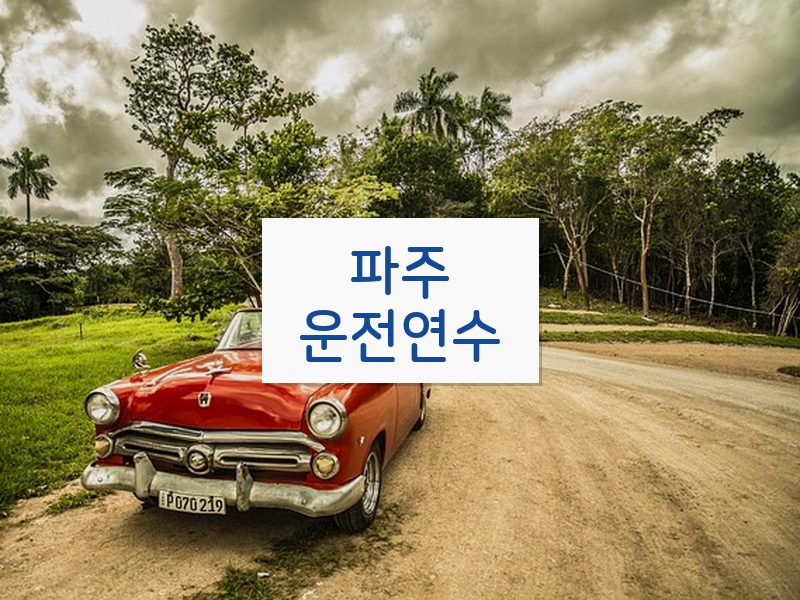 파주운전연수 후기