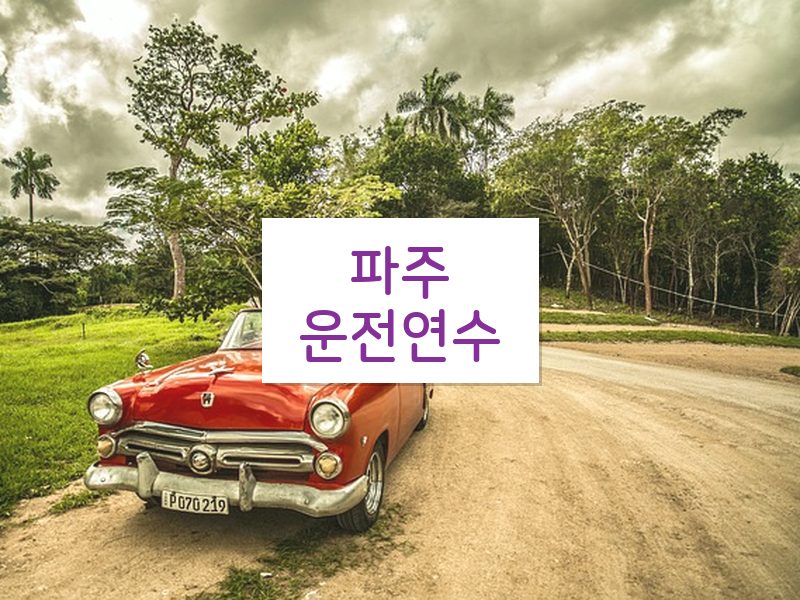 파주운전연수 후기