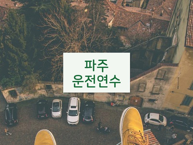 파주운전연수 후기