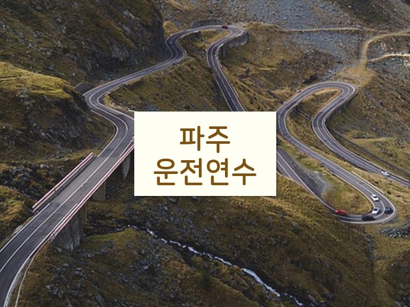 파주운전연수 후기