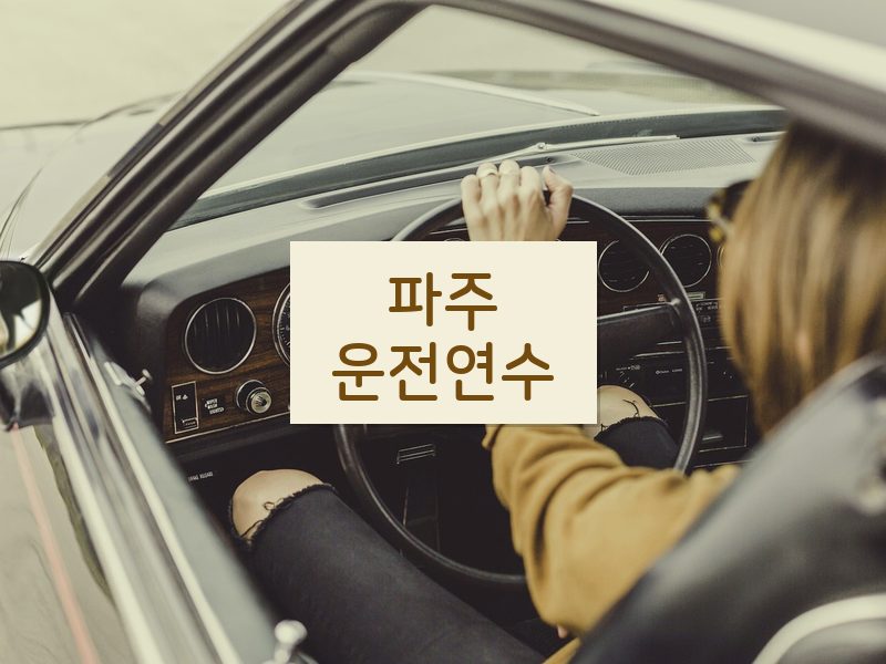 파주운전연수 후기
