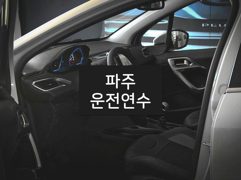 파주운전연수 후기