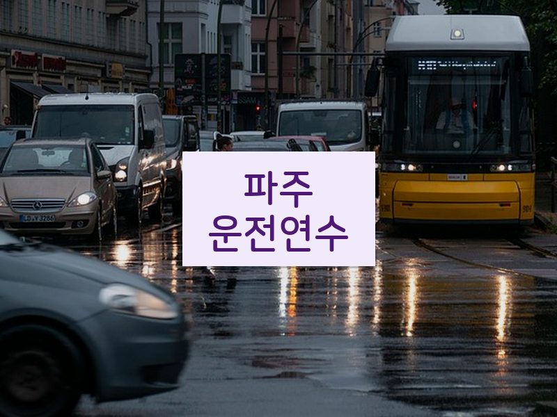 파주운전연수 후기