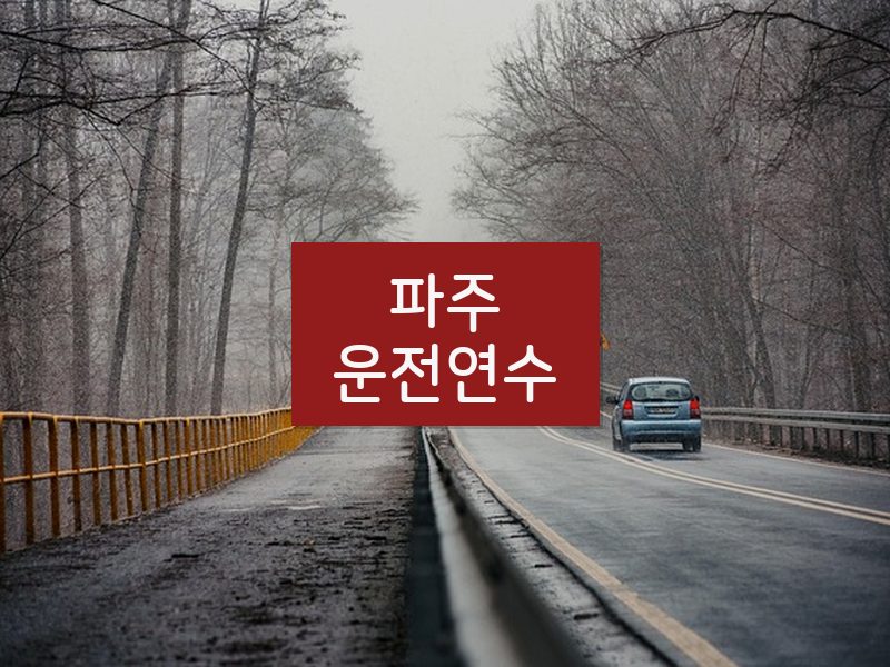 파주운전연수 후기