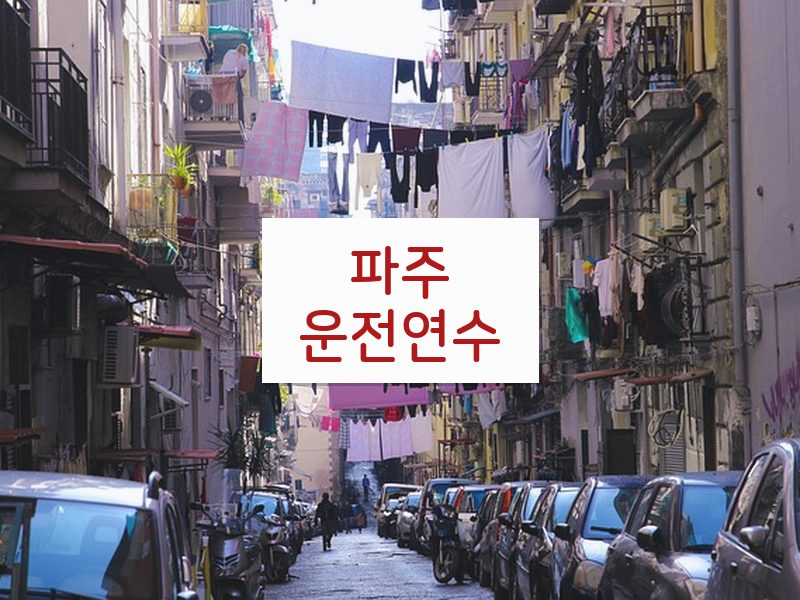 파주운전연수 후기