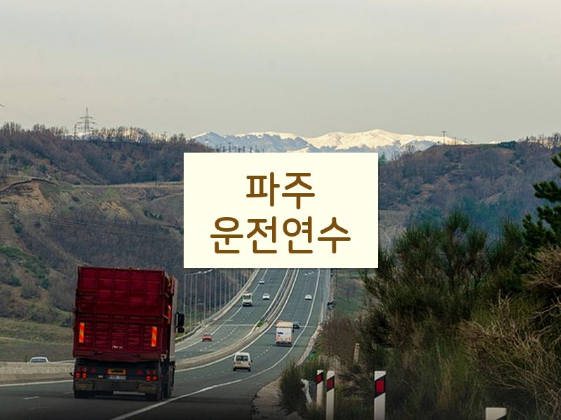 파주운전연수 후기