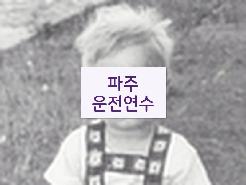 파주운전연수 후기