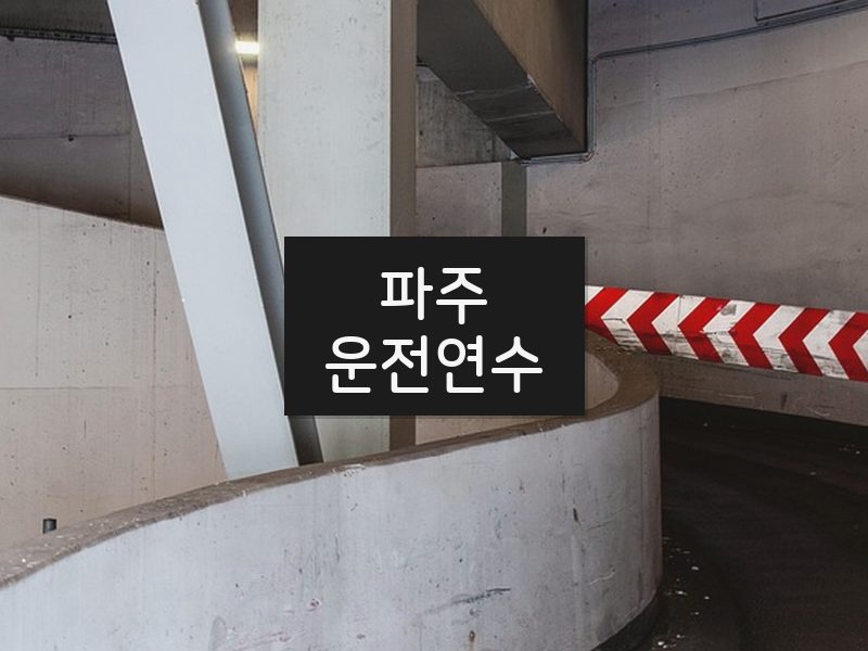 파주운전연수 후기