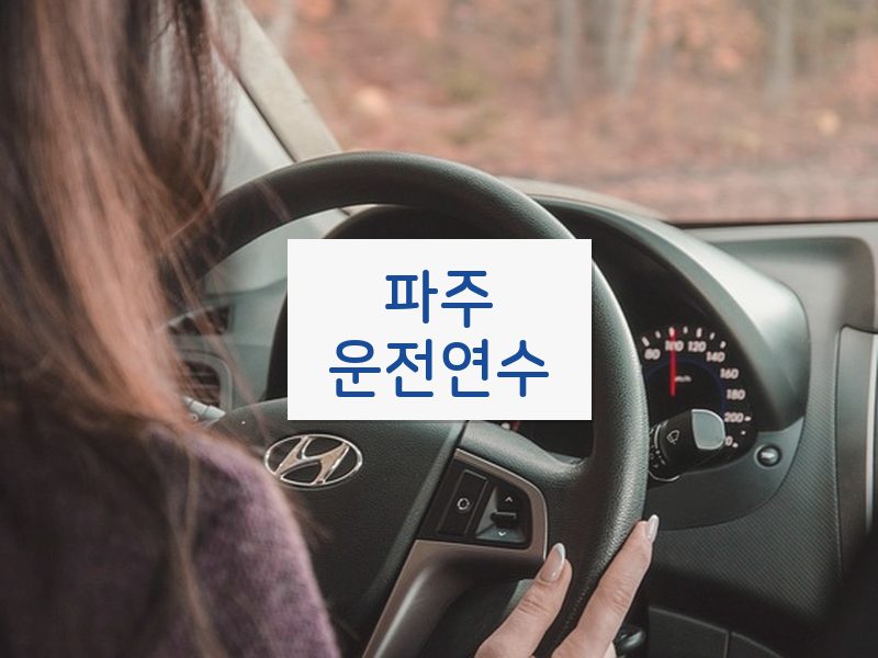 파주운전연수 후기