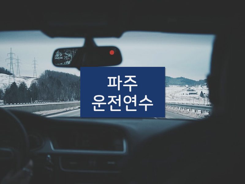 파주운전연수 후기