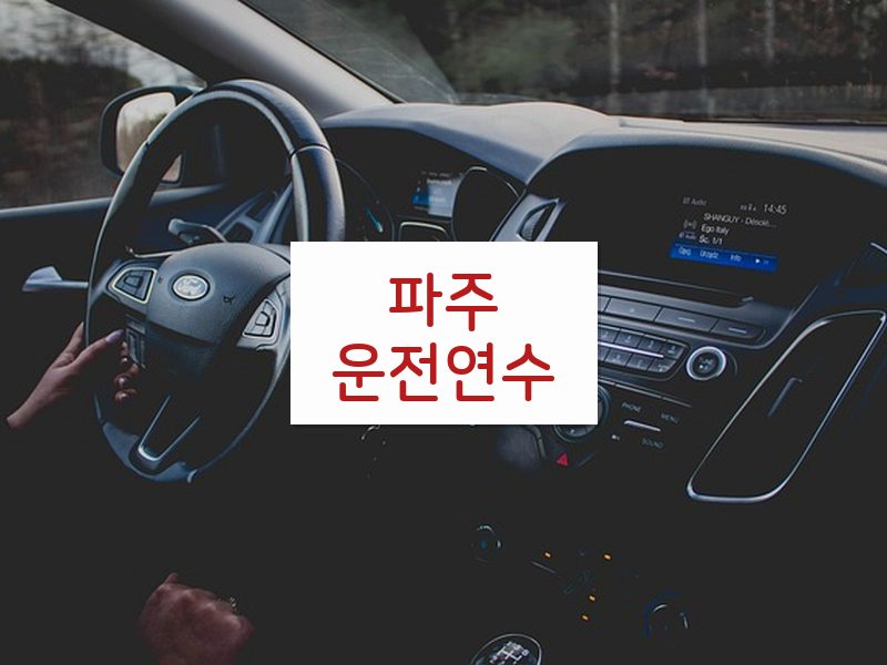 파주운전연수 후기