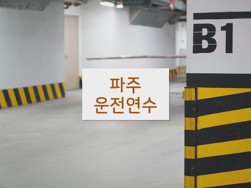 파주운전연수 후기